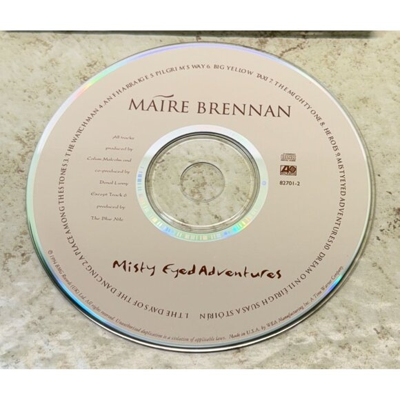 Maire Brennan Misty Eyed Adventures CD Pop Folk 11 Tracks - Picture 4 of 6